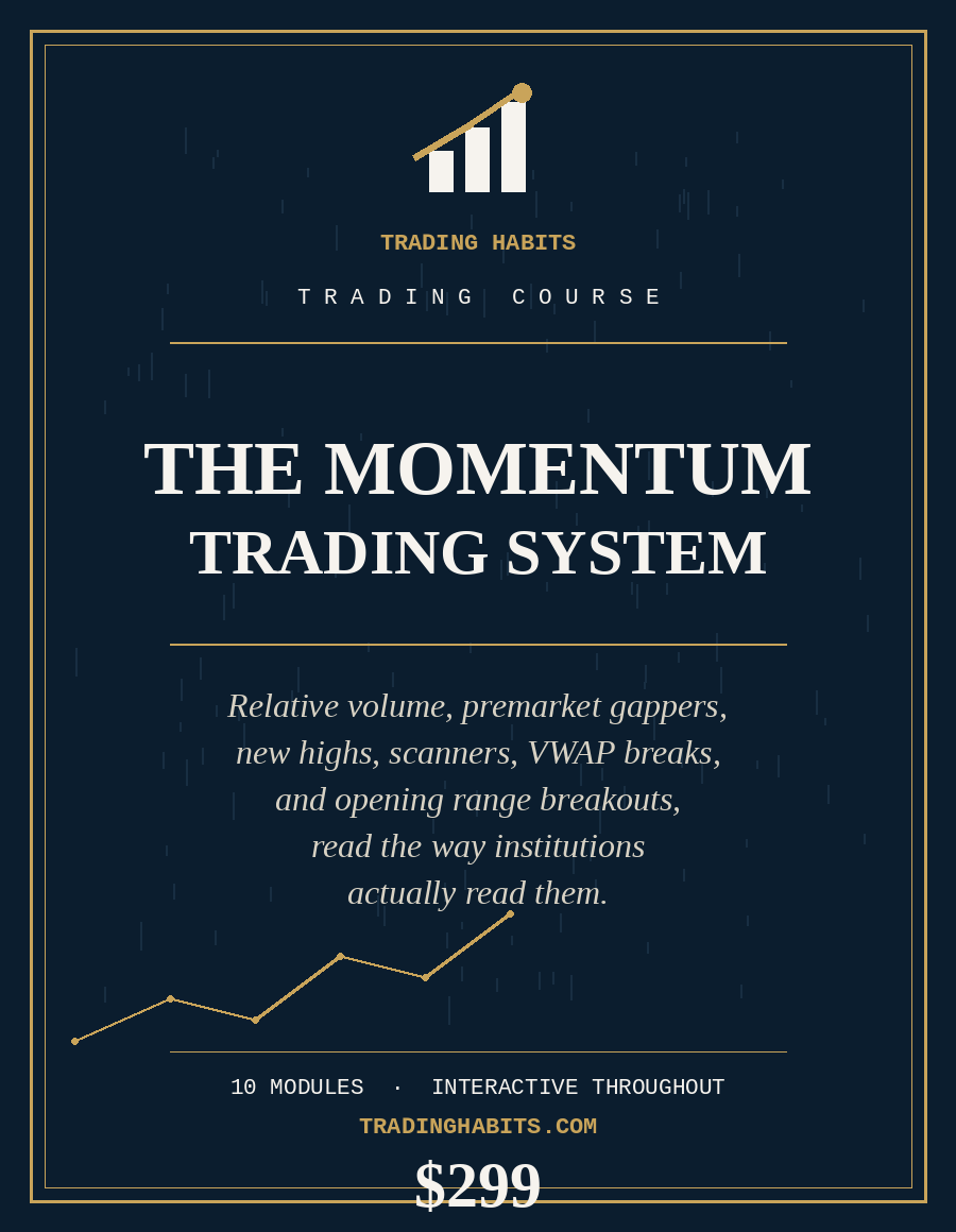 The Momentum Trading System course cover