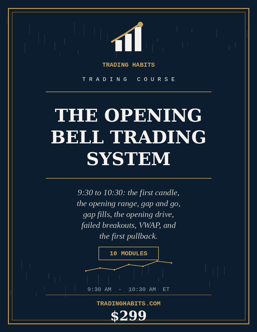 The Opening Bell Trading System course cover