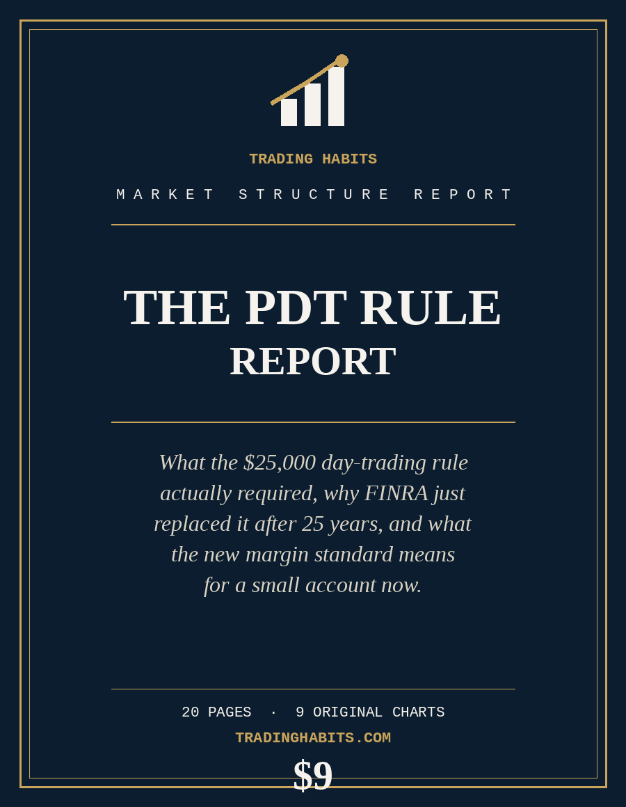 The PDT Rule Report report cover